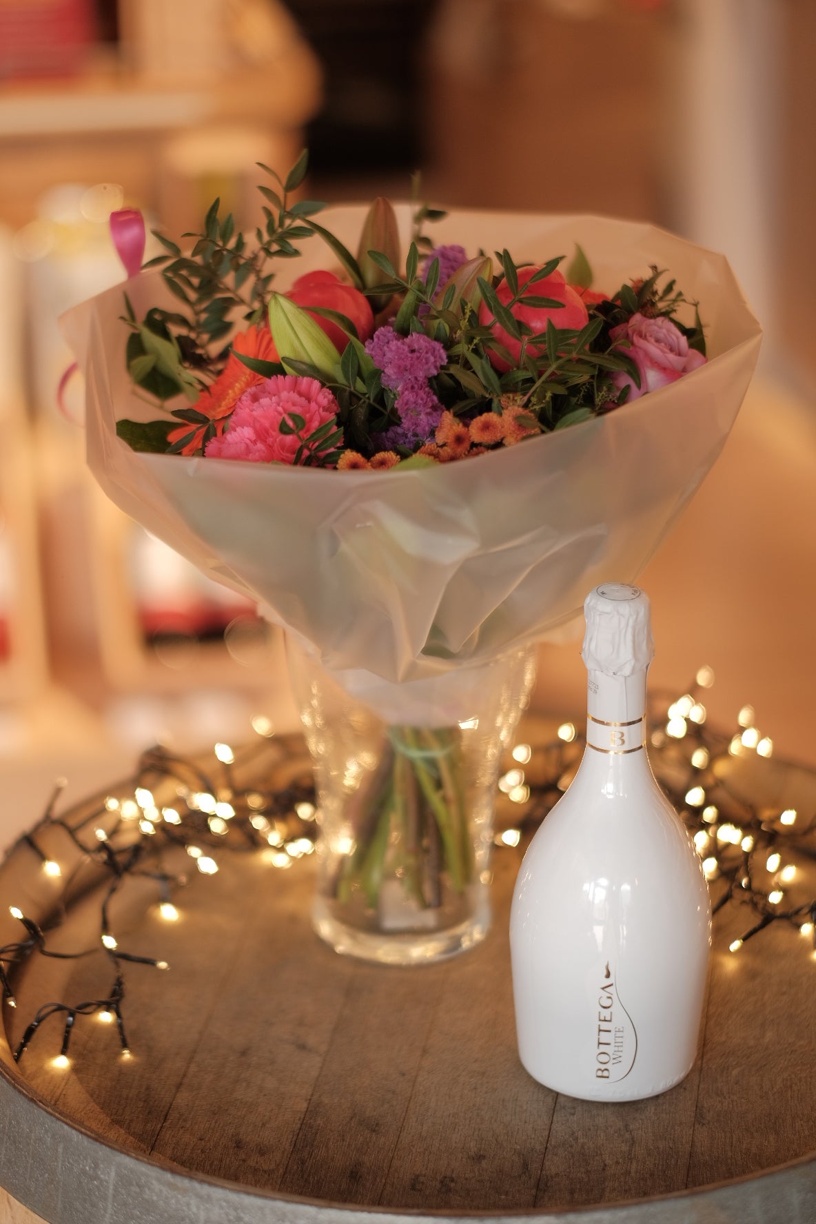 Un bouquet et des Bullles